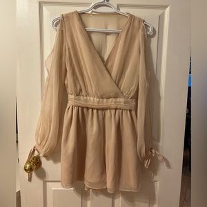 Venus sheer long sleeve romper
